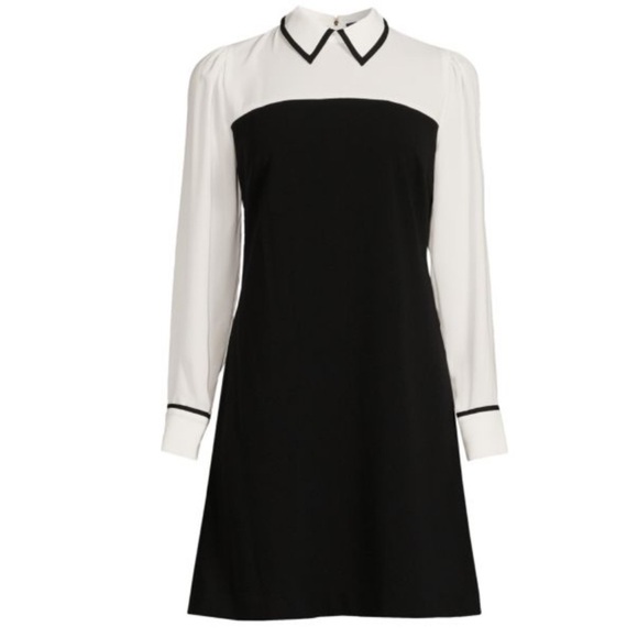Tommy Hilfiger Point Collar A line Mini Dress - Picture 1 of 15